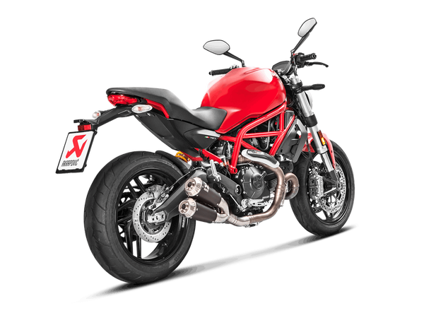 AKRAPOVIC BLACK EDITION SLIP-ON NOT APPROVED DUCATI MONSTER 797 2017-20 / SCRAMBLER 800 2015-20