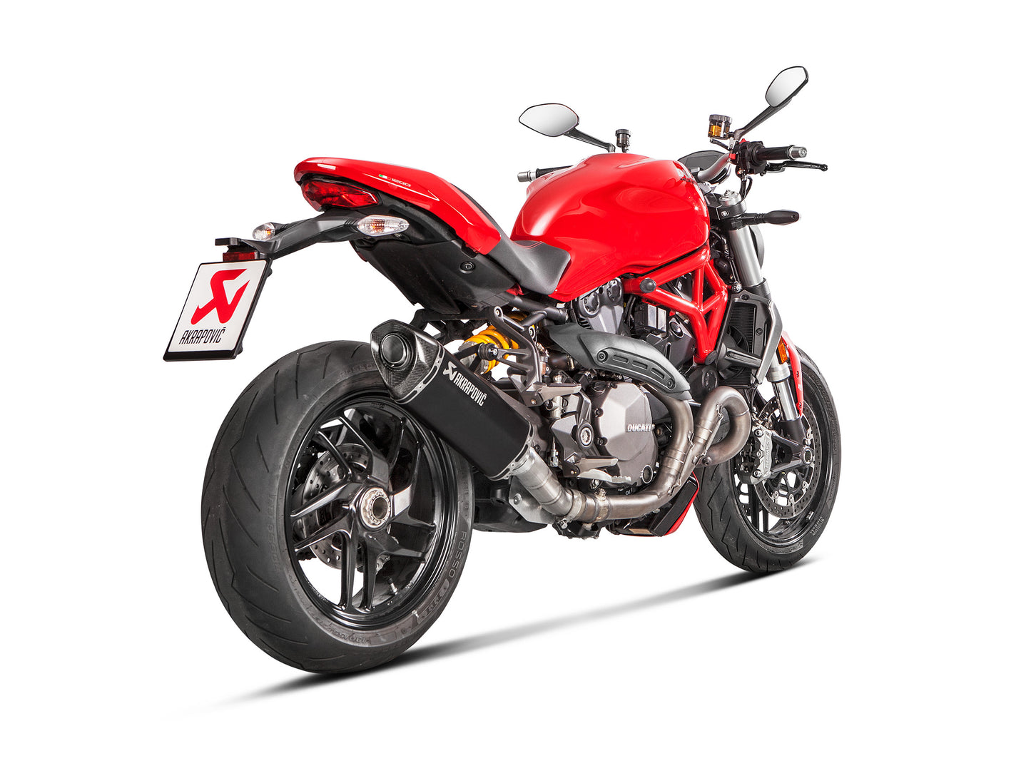 AKRAPOVIC BLACK EDITION SLIP-ON. NOT APPROVED DUCATI MONSTER 1200 / MONSTER 821 2017-20