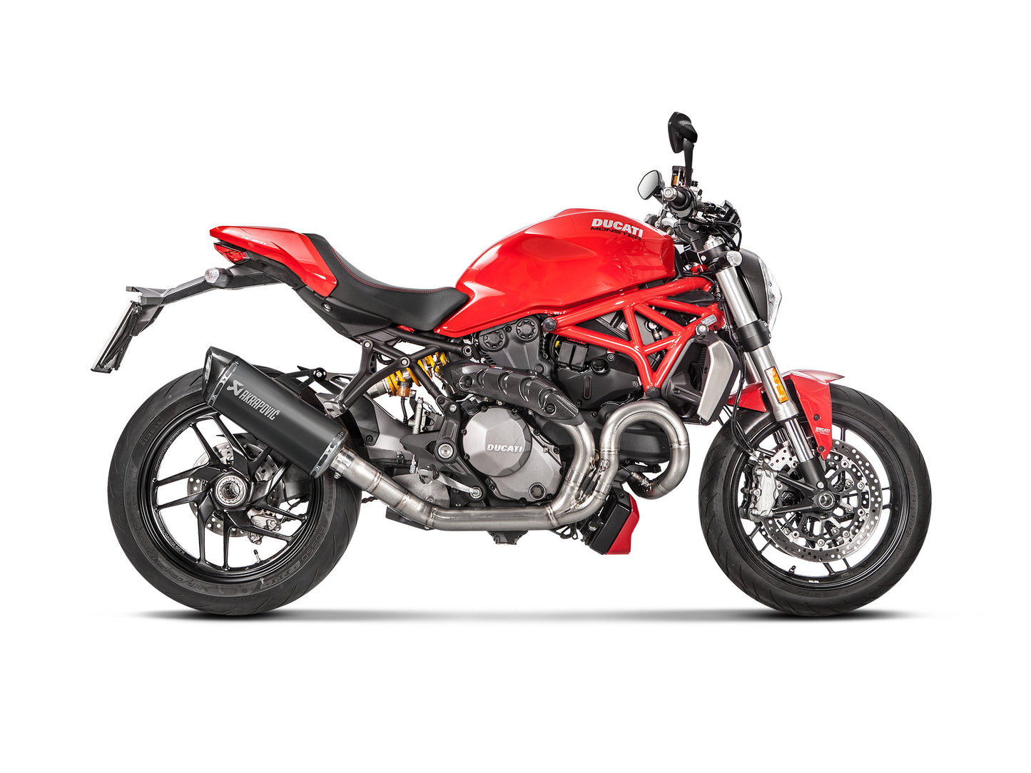 AKRAPOVIC BLACK EDITION SLIP-ON. NOT APPROVED DUCATI MONSTER 1200 / MONSTER 821 2017-20