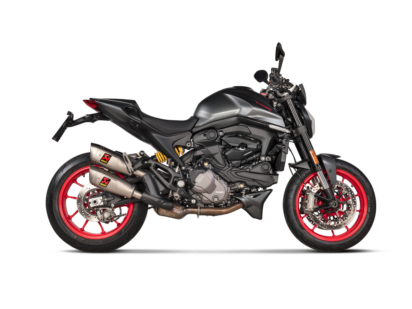 AKRAPOVIC SLIP-ON. TUV EURO 5 APPROVED DUCATI MOSNTER 937 2021-23