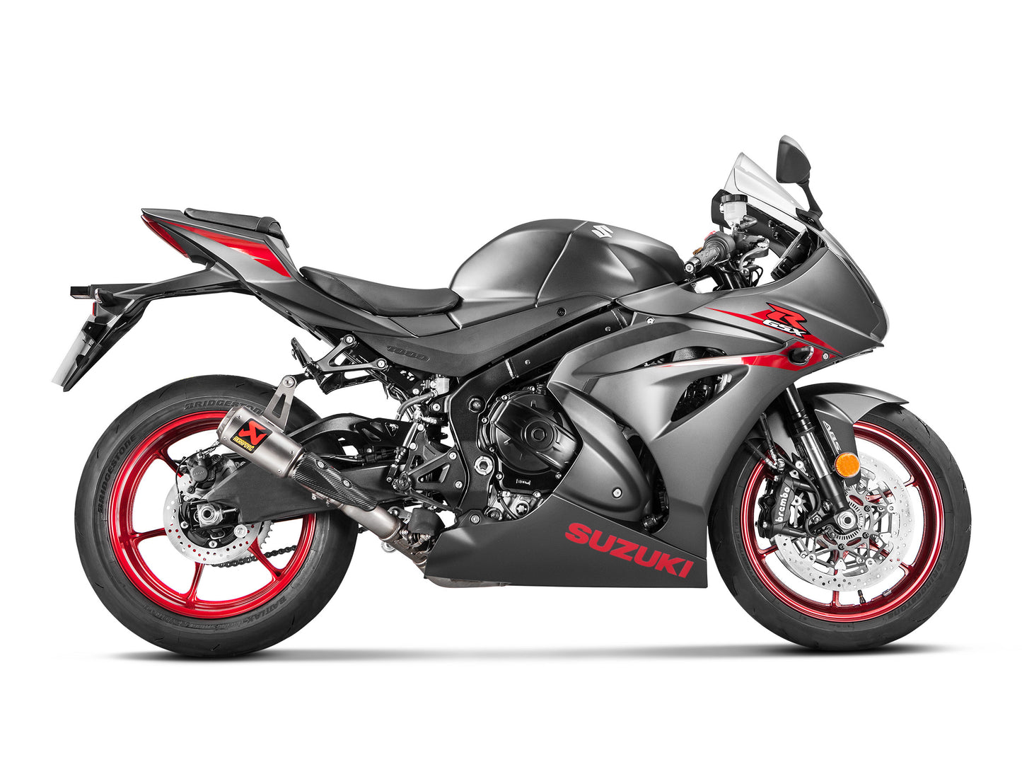 AKRAPOVIC SLIP-ON NO HOMOLOGADO SUZUKI GSX R 1000 2017-24