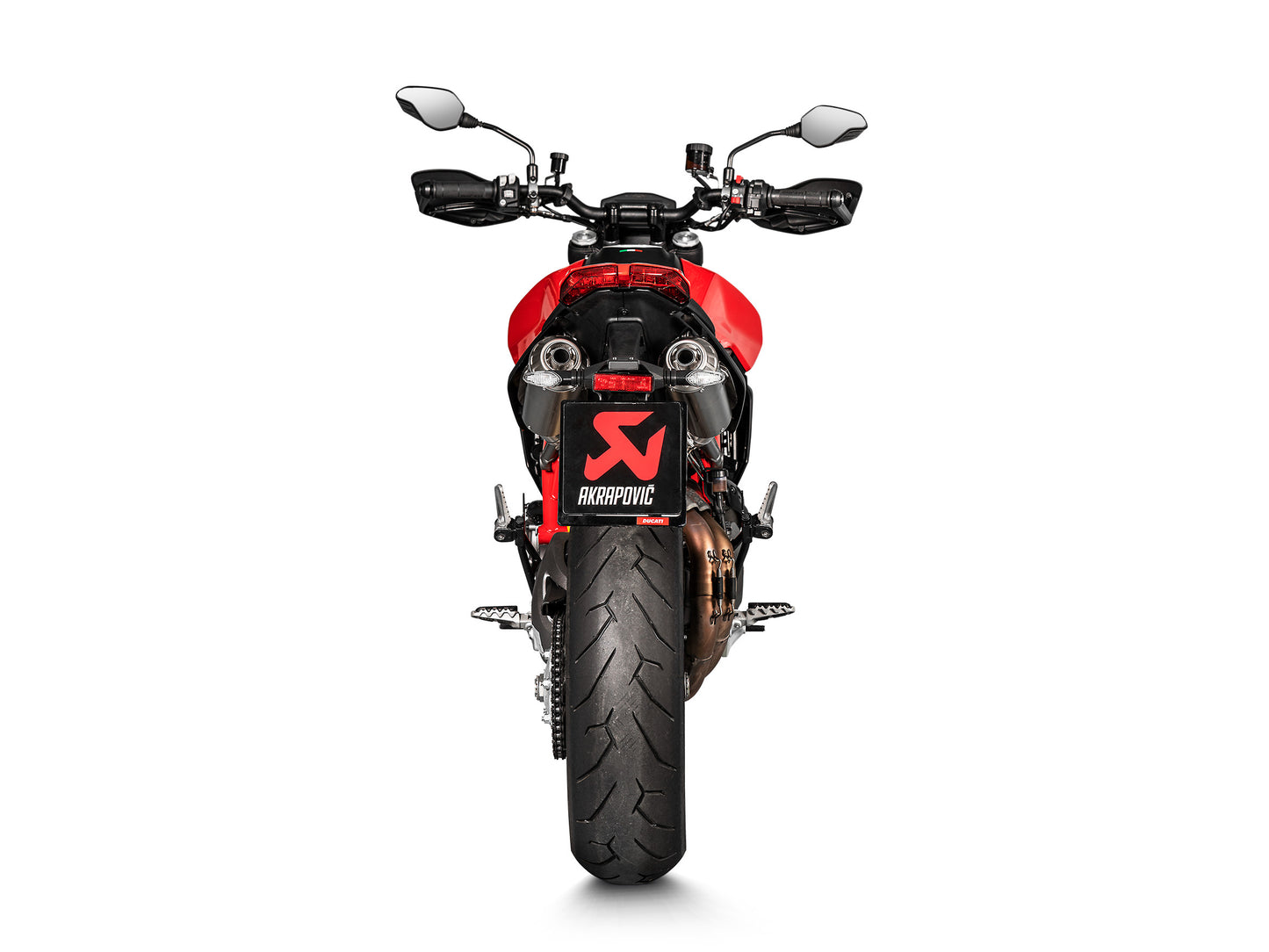AKRAPOVIC SLIP-ON. TUV EURO 5 APPROVED DUCATY HYPERMOTARD 950 2019-23