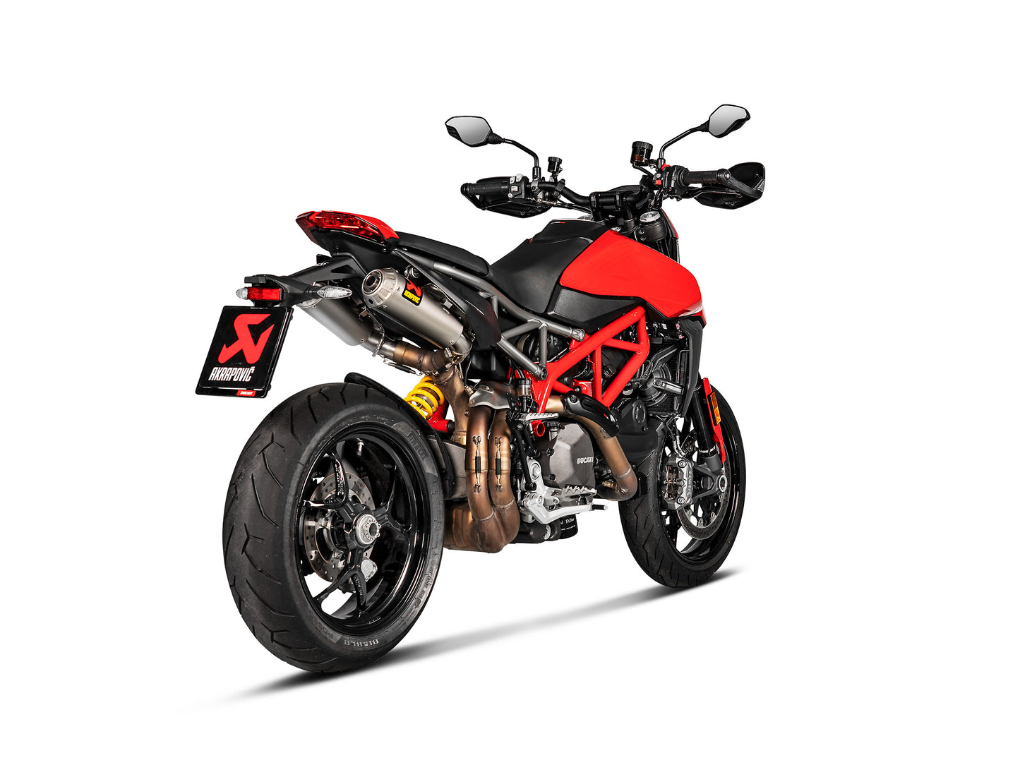 AKRAPOVIC SLIP-ON. TUV EURO 5 APPROVED DUCATY HYPERMOTARD 950 2019-23