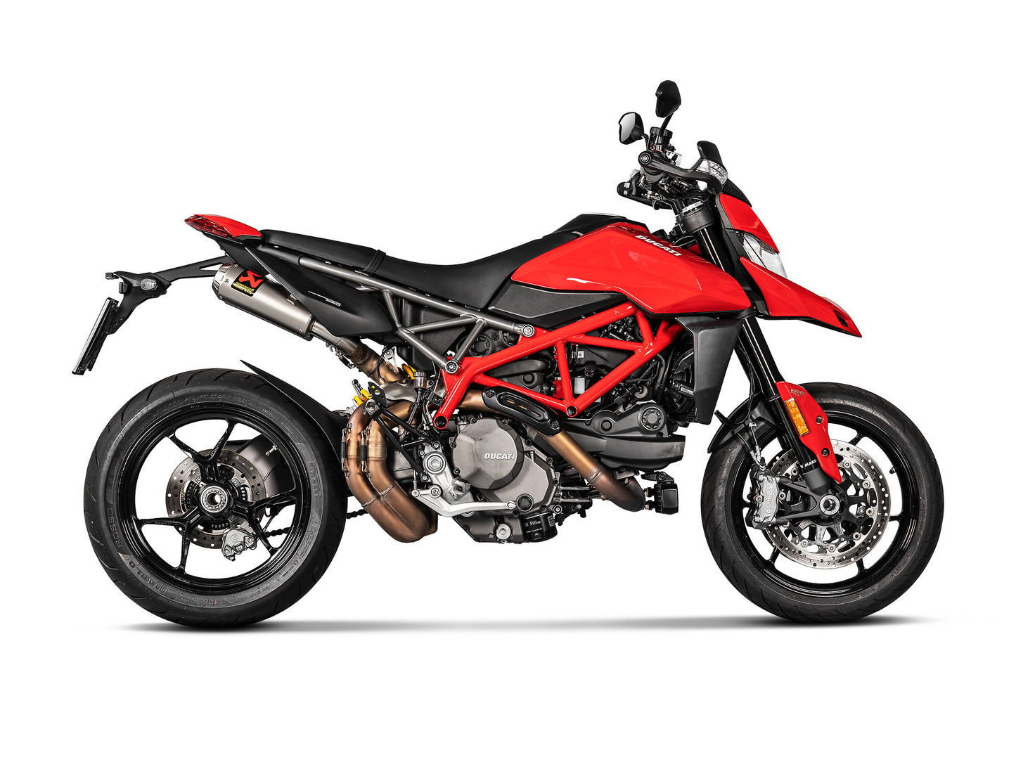 AKRAPOVIC SLIP-ON. TUV EURO 5 APPROVED DUCATY HYPERMOTARD 950 2019-23