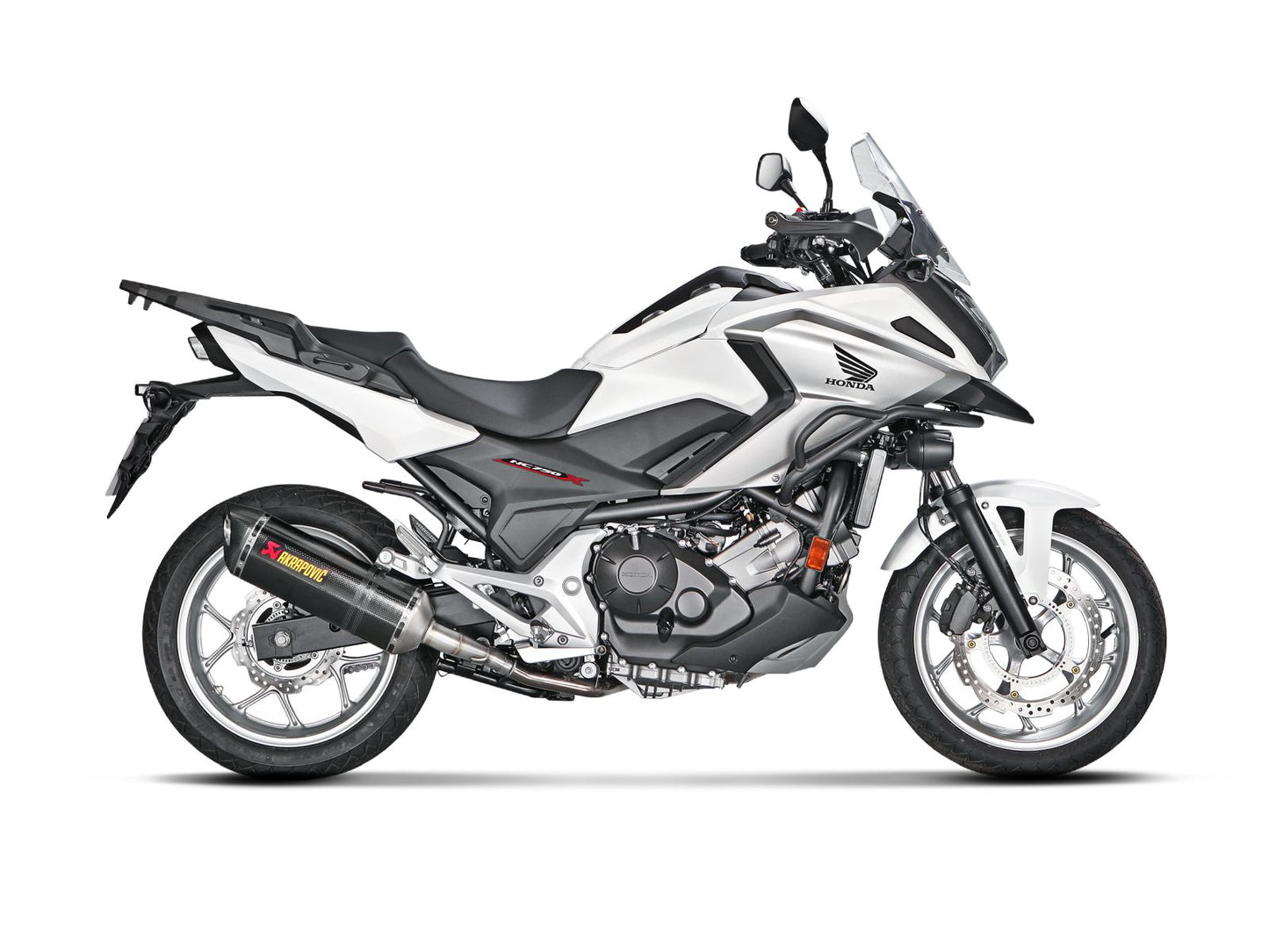 AKRAPOVIC SLIP-ON. HOMOLOGADO TUV EURO 4 HONDA NC 700 S / X / D INTEGRA 2012-20 Y NC 750 S / X / INTEGRA 2012-20