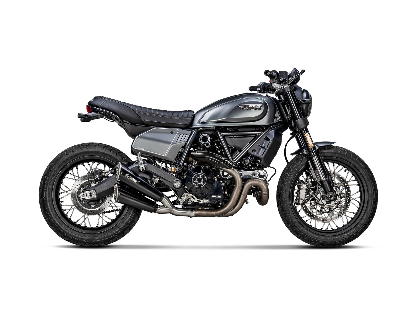 AKRAPOVIC BLACK EDITION SLIP-ON NOT APPROVED DUCATI SCRAMBLER 800 2021-22