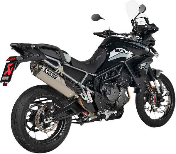 AKRAPOVIC SLIP-ON. HOMOLOGADO TUV EURO 4 TRIUMPH TIGER 900 / TIGER 850 2020-23
