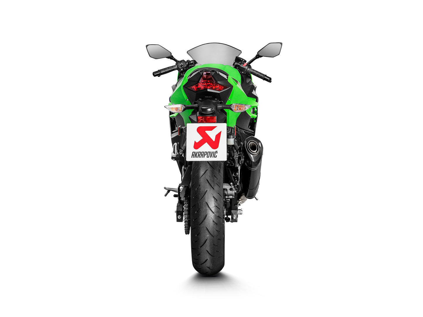 AKRAPOVIC SLIP-ON NO HOMOLOGADO KAWASAKI Z 400 2019-25 / NINJA 400 2018-23