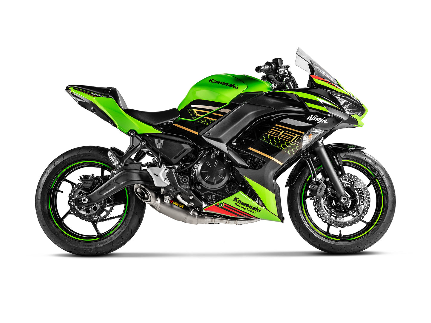 AKRAPOVIC COMPLETE RACING EXHAUST NOT APPROVED KAWASAKI Z 650 2017-23 / NINJA 650 2017-23 / Z 650RS 2022-23