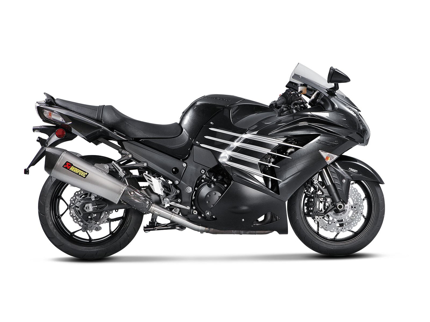 AKRAPOVIC DOBLE SLIP-ON TITANIO KAWASAKI ZZR 1400 2012-20