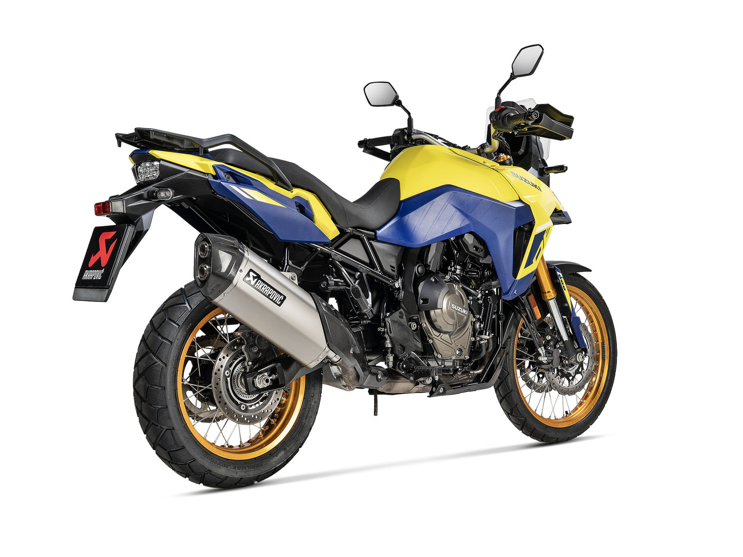 AKRAPOVIC APPROVED SLIP-ON SUZUKI DL 800 V STROM 2023