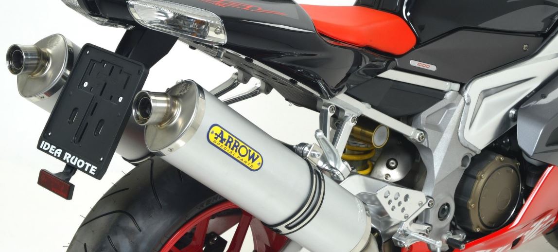 ARROW RACE-TECH HOMOLOGADO DERECHO + IZQUIERO APRILIA RSV 1000 R / R Factory 2004-08