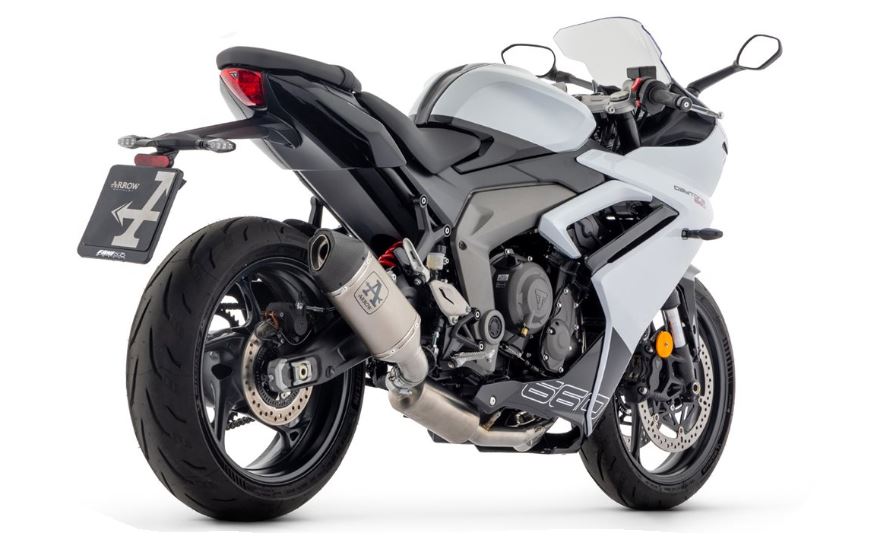 ARROW FULL SYSTEM VELOCE TITANIO HOMOLOGADO TRIUMPH DAYTONA 660 2024-25