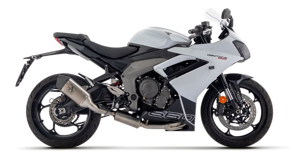 ARROW FULL SYSTEM VELOCE TITANIO HOMOLOGADO TRIUMPH DAYTONA 660 2024-25