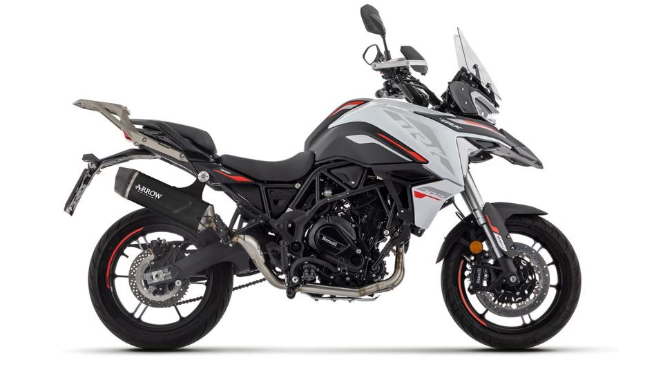 ARROW SILENCIADOR INDY RACE EVO DARK HOMOLOGADO - BENELLI TRK 702 / 702X 2023-24