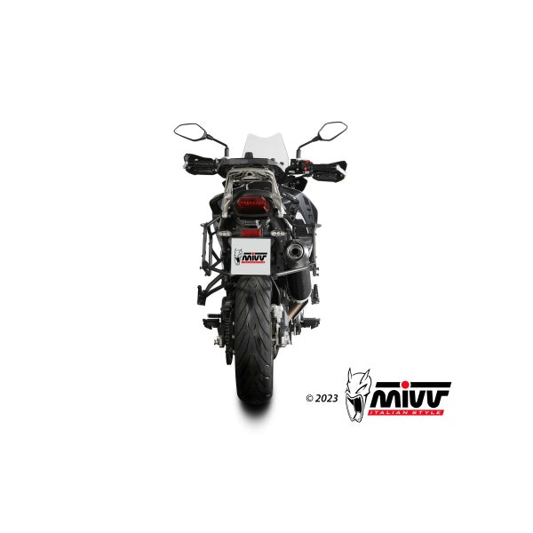 MIVV SLIP-ON OVAL CARBONO HOMOLOGADO BENELLI TRK 702 / X 2023-24
