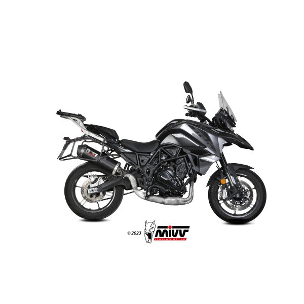 MIVV SLIP-ON OVAL CARBONO HOMOLOGADO BENELLI TRK 702 / X 2023-24