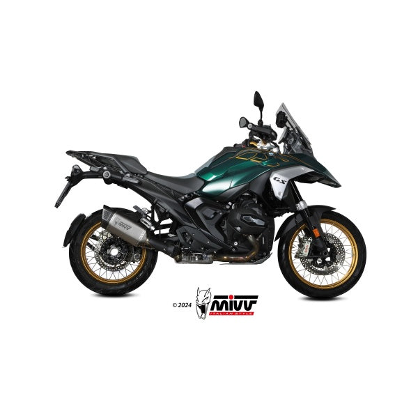 MIVV SLIP-ON SR-1 TITANIUM HOMOLOGADO BMW R 1300 GS 2024