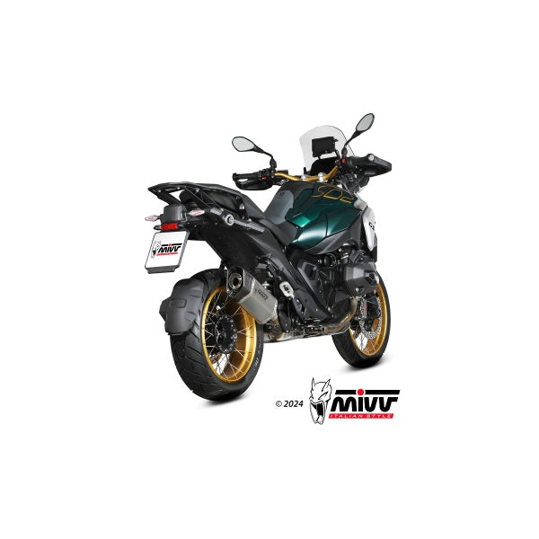 MIVV SLIP-ON SR-1 TITANIUM HOMOLOGADO BMW R 1300 GS 2024