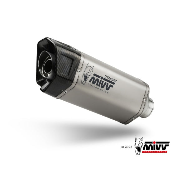 MIVV SLIP-ON SR-1 TITANIUM HOMOLOGADO BMW R 1300 GS 2024