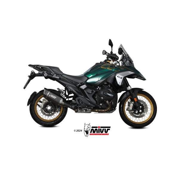MIVV SLIP-ON SR-1 BLACK TITANIUM HOMOLOGADO BMW R 1300 GS 2024