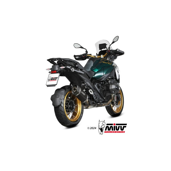 MIVV SLIP-ON SR-1 BLACK TITANIUM HOMOLOGADO BMW R 1300 GS 2024