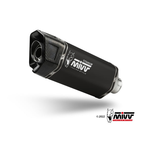 MIVV SLIP-ON SR-1 BLACK TITANIUM HOMOLOGADO BMW R 1300 GS 2024