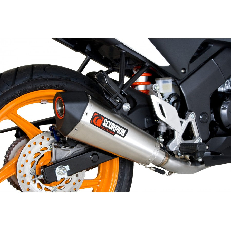 SCORPION SISTEMA COMPLETO SERKET TAPER HONDA CBR 125 R 2011-16