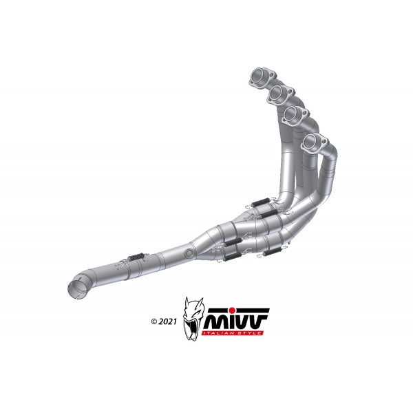 MIVV COLECTORES NO KAT KAWASAKI Z900 2020-24