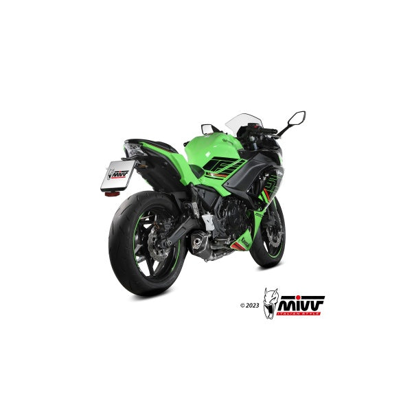 MIVV FULL SYSTEM DELTA RACE BLACK KAWASAKI Ninja 650 / Z 650 / VULCAN S 650 2024-26
