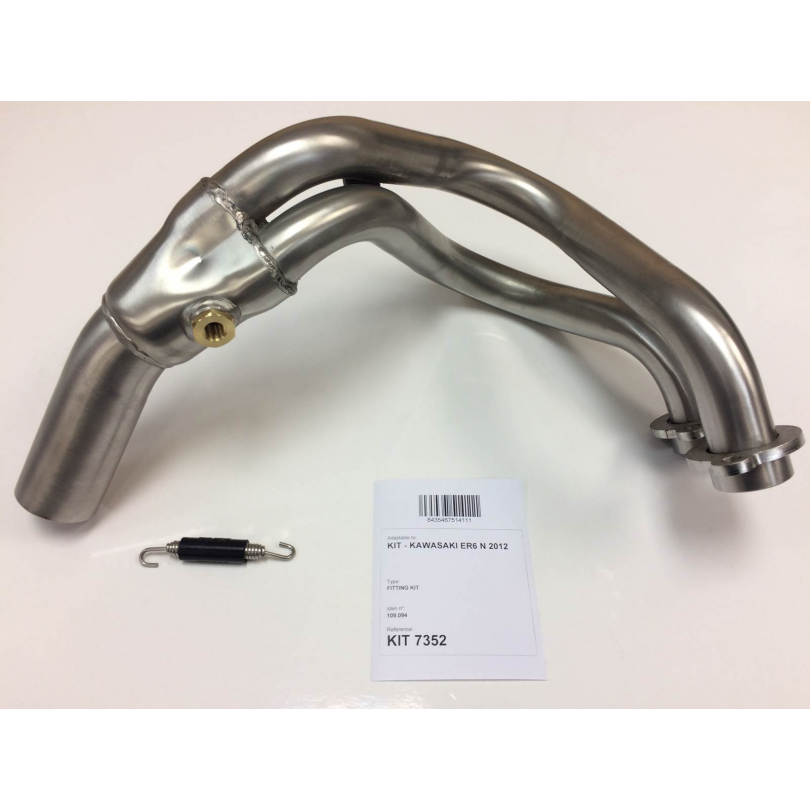 IXIL FULL SYSTEM - DUAL HYPERLOW BLACK XL - KAWASAKI ER-6 2012-16 / VERSYS 650 2015-22