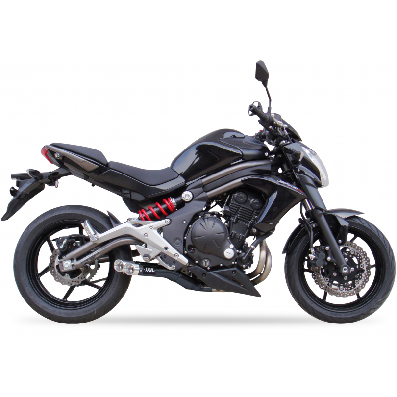 IXIL FULL SYSTEM - DUAL HYPERLOW BLACK XL - KAWASAKI ER-6 2012-16 / VERSYS 650 2015-22
