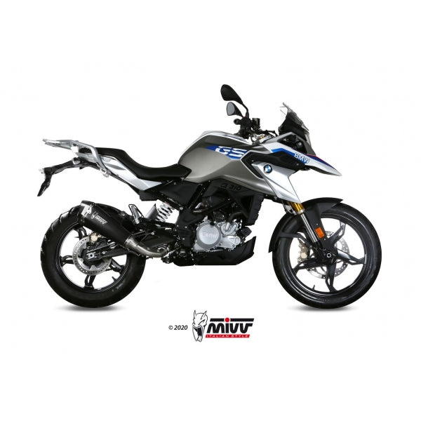 MIVV FULL SYSTEM 1x1 DELTA RACE BLACK BMW G 310 GS 2017-24