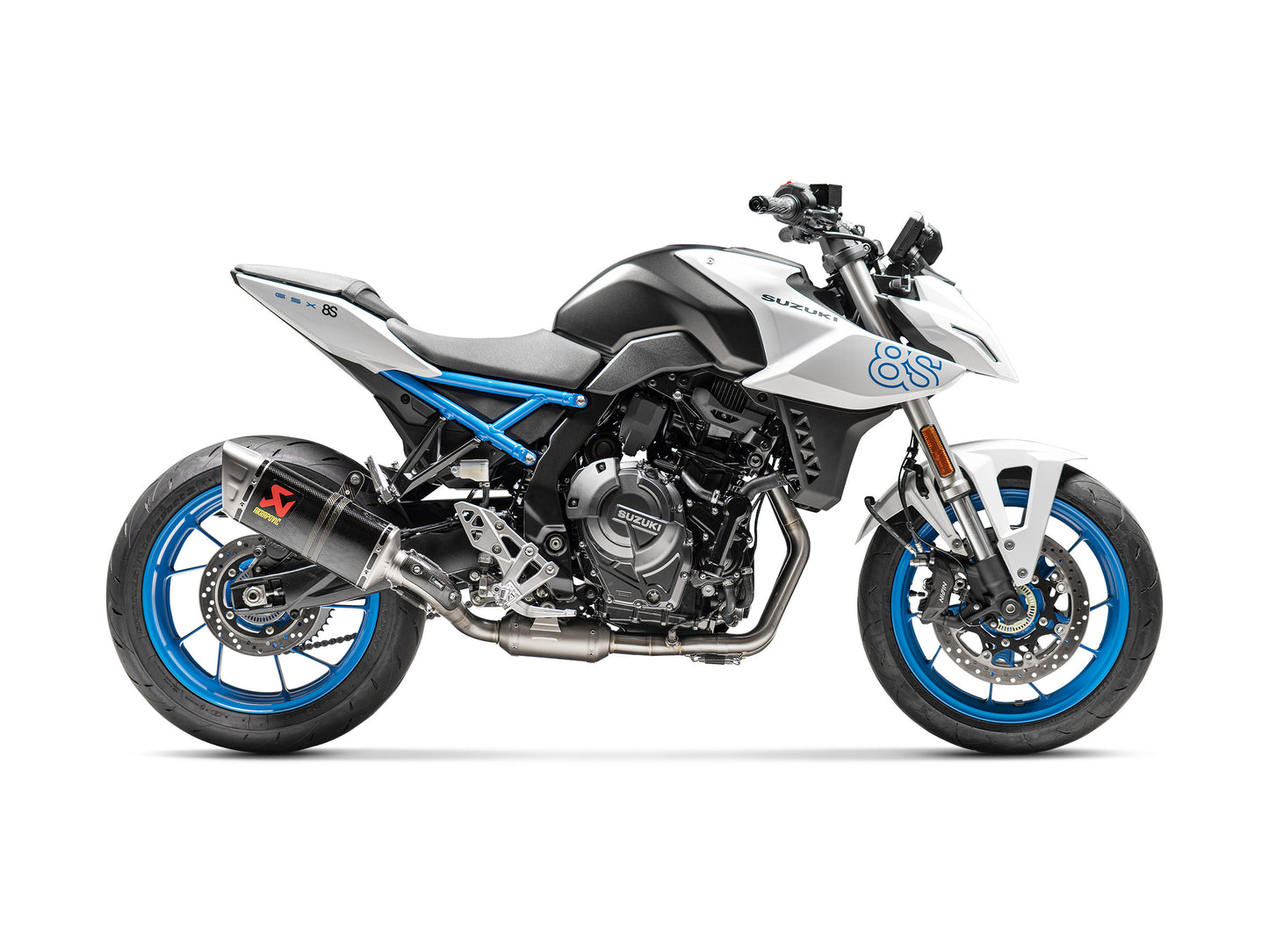 AKRAPOVIC COMPLETE RACING EXHAUST NOT APPROVED SUZUKI GSX-8S 2022-23