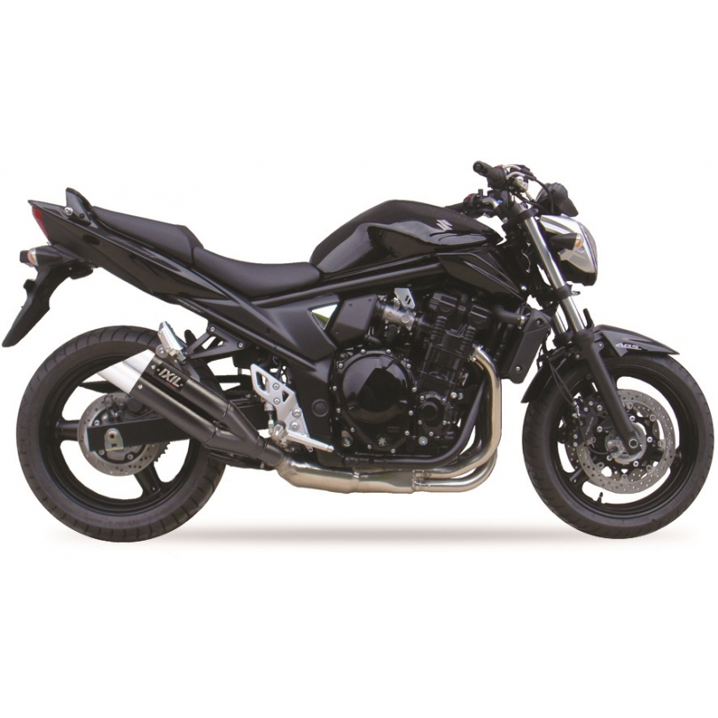 IXIL SLIP ON - DUAL HYPERLOW NEGRO XL - SUZUKI GSX 650 F 2008-15