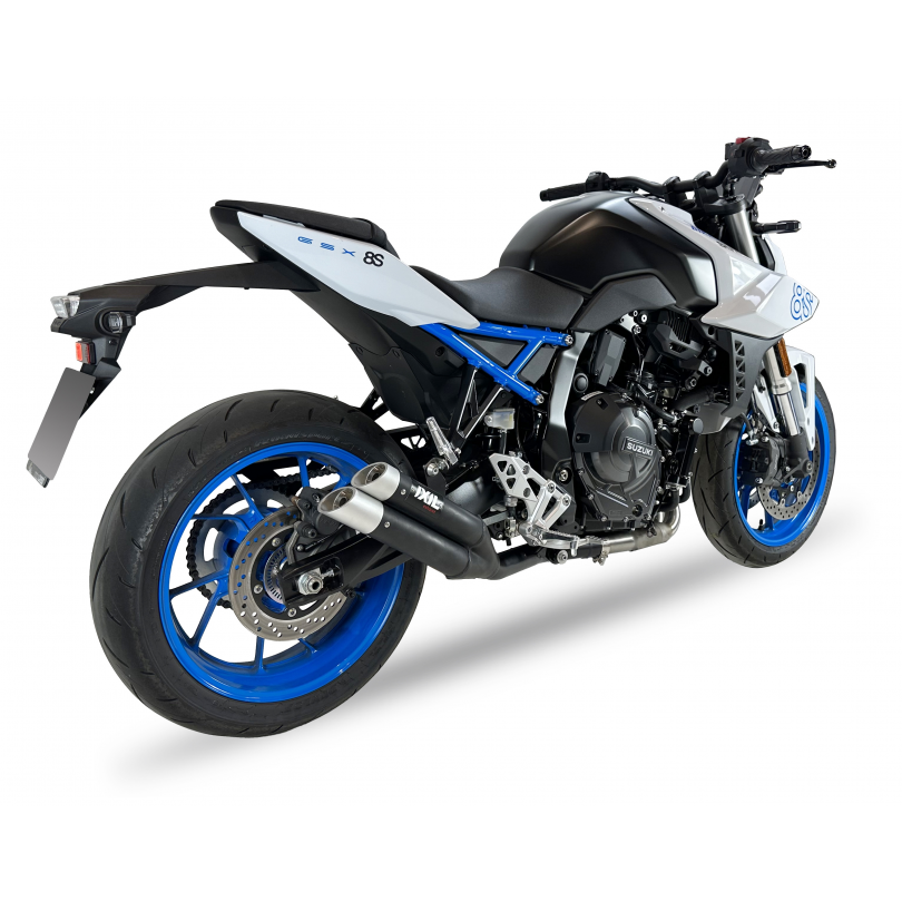 IXIL FULL SYSTEM - DUAL HYPERLOW BLACK XL - SUZUKI GSX-8S / GSX-8R 2023