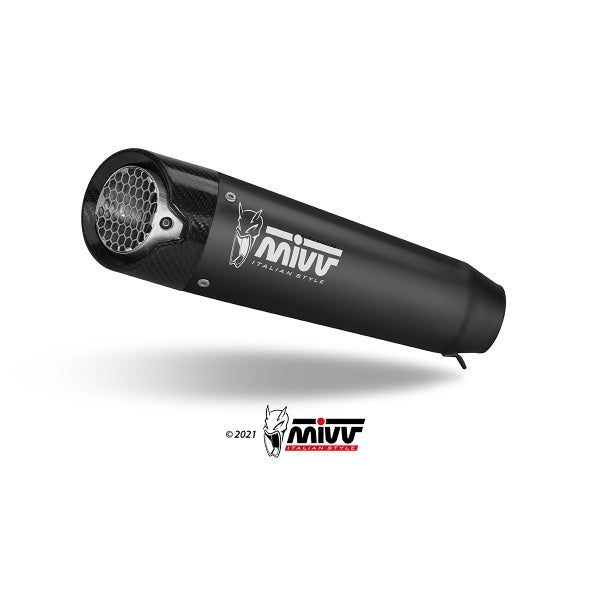MIVV FULL SYSTEM 2x1 X-M5 BLACK SUZUKI GSX-8S 2022-24