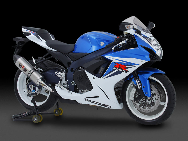 YOSHIMURA MUFFLER R77-J TRAPEZOIDAL CONE SUZUKI GSX R 750 / GSX R 600 2011-16