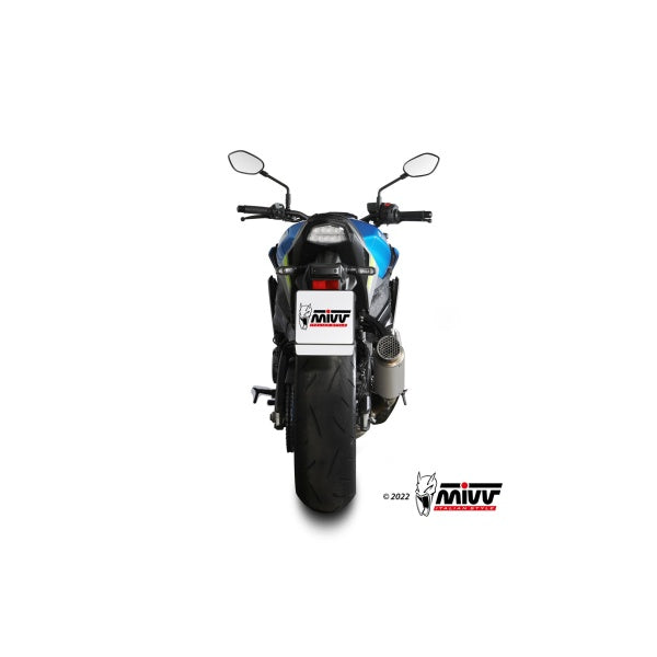 MIVV SLIP-ON GP PRO TITANIUM HOMOLOGADO SUZUKI GSX-S 950 / 1000 2021-24