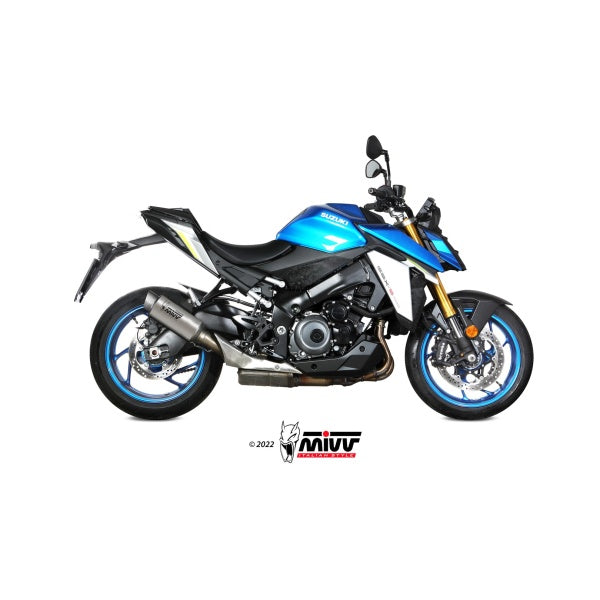 MIVV SLIP-ON GP PRO TITANIUM HOMOLOGADO SUZUKI GSX-S 950 / 1000 2021-24
