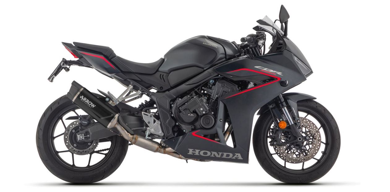 ARROW SISTEMA COMPLETO INDY RACE EVO DARK HOMOLOGADO HONDA CB 650 R / CBR 650 R 2024-25