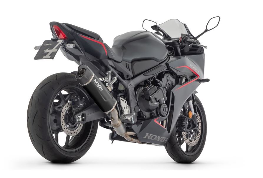ARROW SISTEMA COMPLETO INDY RACE EVO DARK HOMOLOGADO HONDA CB 650 R / CBR 650 R 2024-25