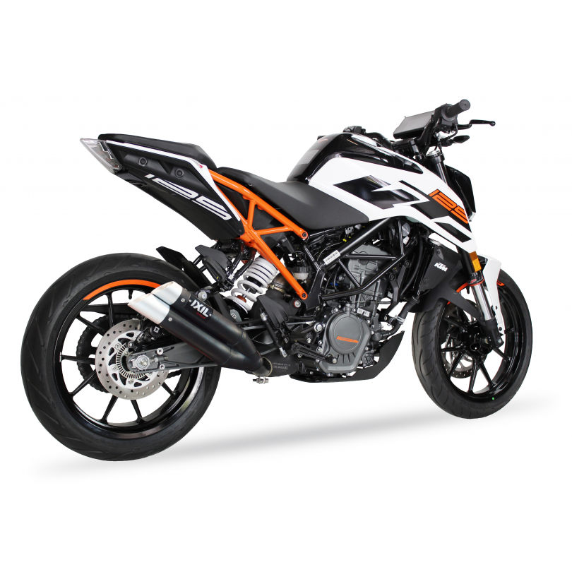 IXIL SLIP ON DUAL HYPERLOW BLACK XL KTM DUKE 390 2017-20 / RC 390 2017-20 / DUKE 125 2017-20 / RC 2017-20