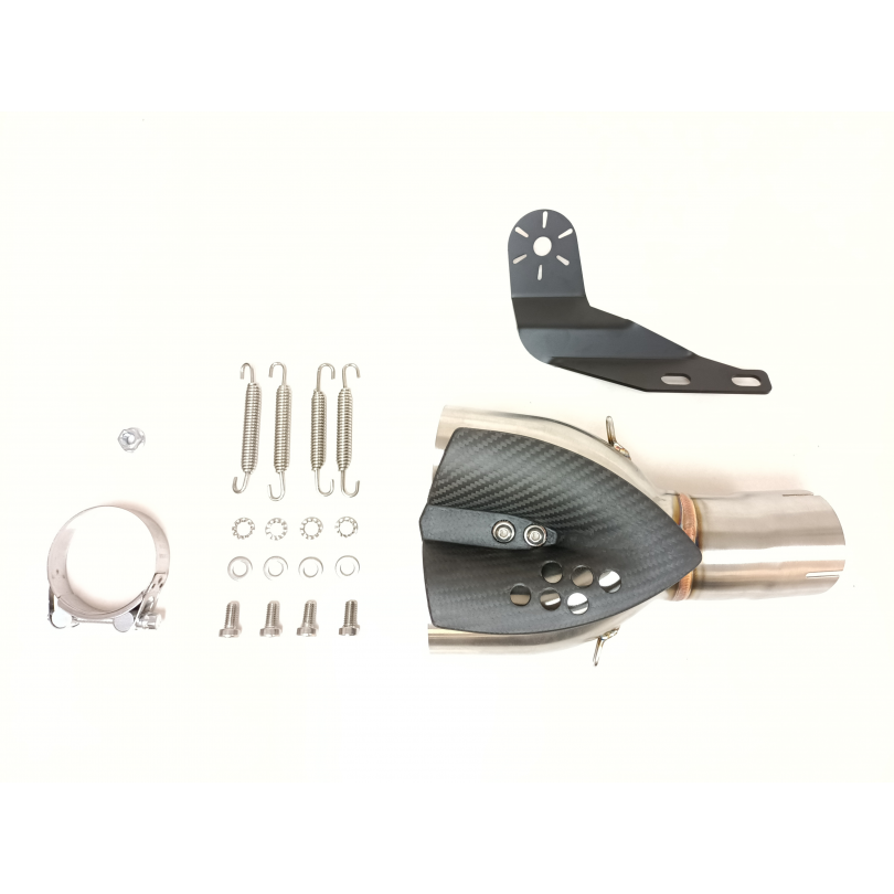 IXIL DUAL SLIP ON (UPPER & LOWER) - RACE XTREM BLACK - BMW R 1300 GS 23-24