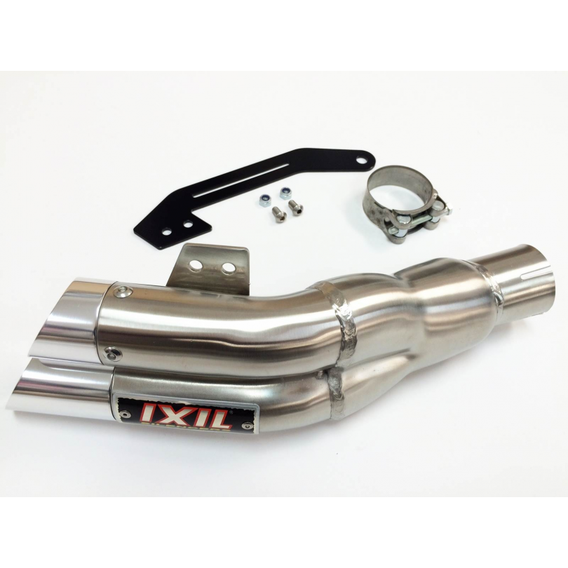 IXIL SLIP ON - DUAL HYPERLOW - SUZUKI GSX 600 R / GSX 750 R 2008-10