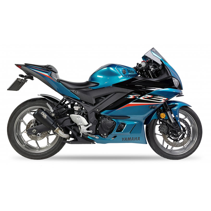 IXIL SLIP ON - RACE XTREM BLACK - YAMAHA YZF R3 2021-23