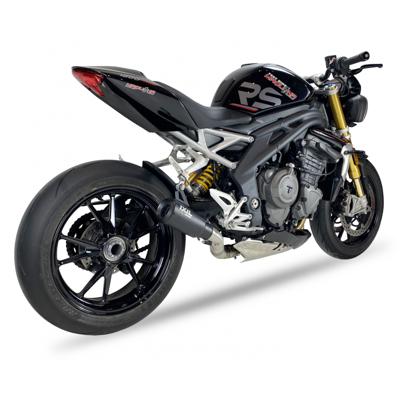 IXIL SLIP ON RACE XTREM BLACK TRIUMPH SPEED TRIPLE 1200 RS / RR 2021-22