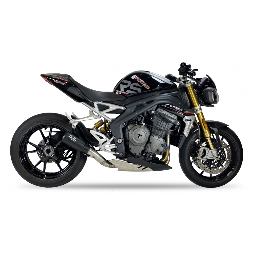 IXIL SLIP ON RACE XTREM BLACK TRIUMPH SPEED TRIPLE 1200 RS / RR 2021-22