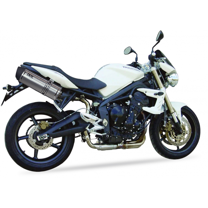 IXIL SLIP ON (DERECHA) HEXOVAL XTREM EVOLUTION TRIUMPH STREET TRIPLE 675 2007-11