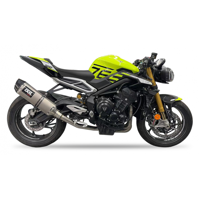 IXIL FULL SYSTEM (TTT EDITION) HEXOVAL TITANIUM RACE TRIUMPH STREET TRIPLE 675 / 765 2017-20 / STREET TRIPLE 765 RS / Moto2™ 2021-23